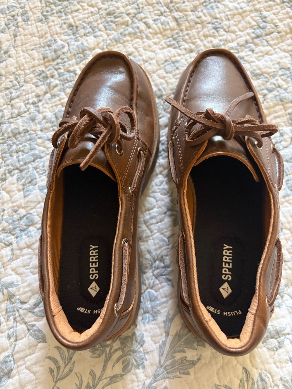 Sperry Brown Leather Women’s Classic Boat Shoes